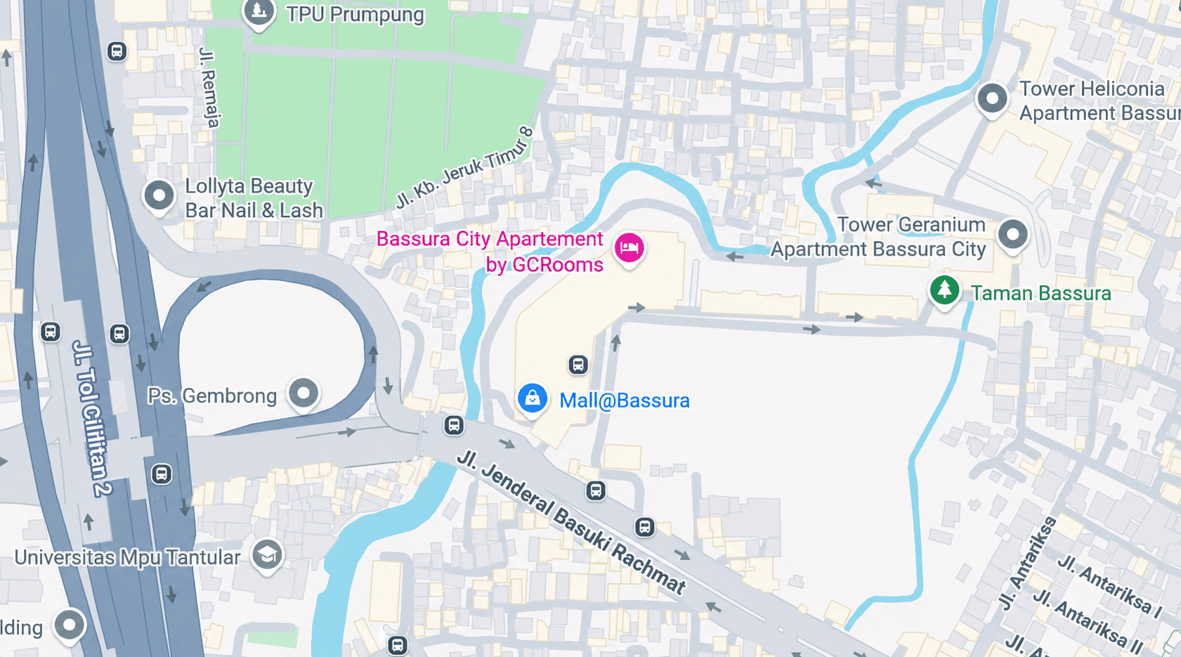 Lokasi Bassura City